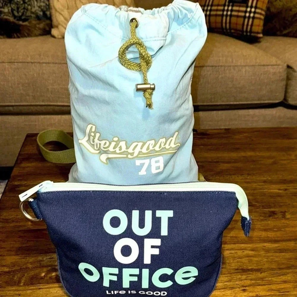 💥Life is Good Bundle of 2 Bags/Backpack - Picture 1 of 16